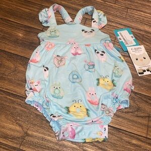 NWT Doughnut Romper by Posh Peanut
